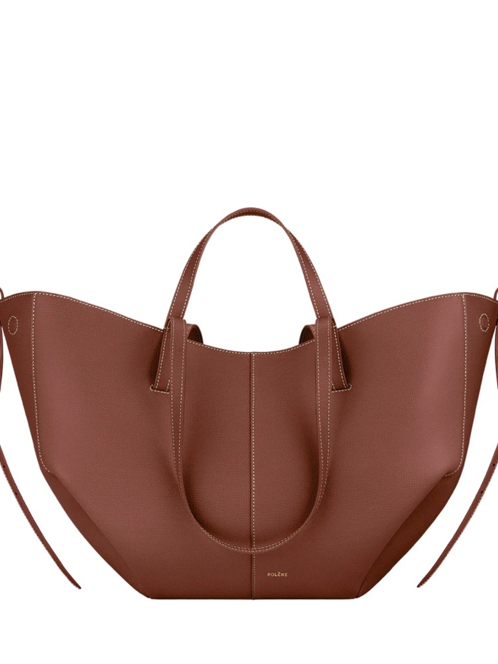Polene Cyme Textured Cognac